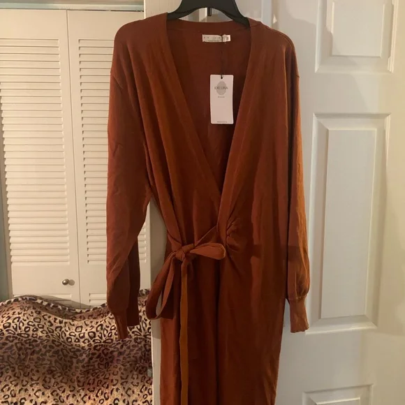 EXLURA Womens Knit Sweater Dress. - Picture 2 of 8